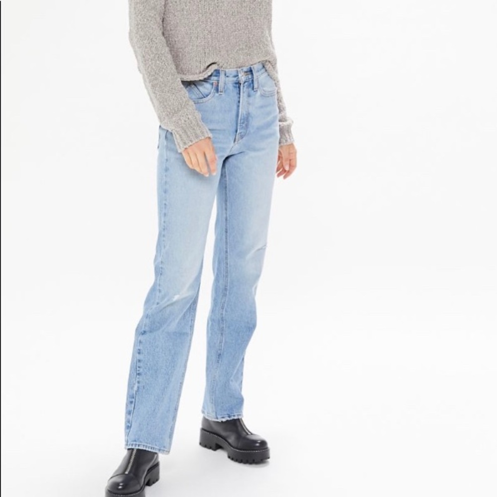 urban outfitters bdg stacked slim straight jean